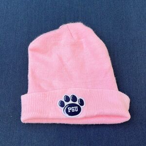 Custom light pink Penn State hat